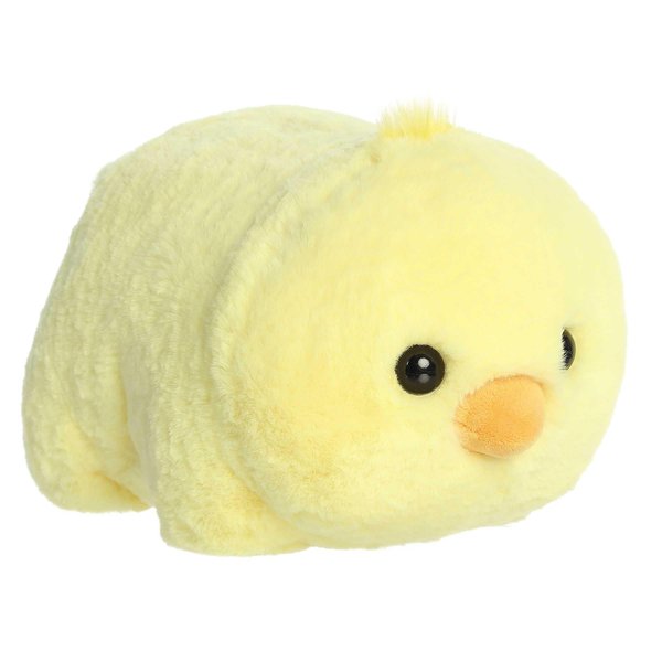 Aurora® Adorable Spudsters™ Cece Chick™ Stuffed Animal - Round Shape Makes for Comforting Cuddles - Perfect for Kids All Ages and Animal Loving Adults - Yellow 10.5 Inches