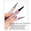 Eyebrow Pencil for Women, 4 Fork Tip Microblading Eyebrow Pen, 3D Waterproof Tattoo Pencil Natural Eye Brow Pencil, Fine Stroke for Brows, Black