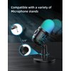 MRSDY Gaming Microphone, USB Computer Microphone for PC, Mac, PS4/5, Condenser Podcast Mic for Studio Recording, YouTube, Streaming, with Headphone Jack, Led Light, Mute, Gain, Noise Cancellation