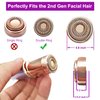 Replacement Heads for Finishing Touch Flawless Generation 2 Facial Hair Remover, 6 Count