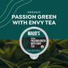 Maud's Organic Green Tea Passion (Passion Green With Envy Tea), 24ct. Solar Energy Produced Recyclable Single Serve Organic Green Tea Pods – 100% Organic Green Tea California Blended, KCup Compatible