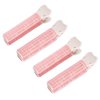 LJHYSD Volumizing Hair Clips Hair,Rollers Hair Curlers for Long and Short Hair,Volume Hair Root Clips,DIY Hair Styling Accessories Tool with Clip Self Grip Volume Hair Root,Pink,4PCS ﻿