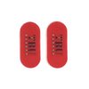 TRU BARBER HAIR GRIPPERS ® 3 COLORS BUNDLE PACK 6 PCS for Men and Women - Salon and Barber, Hair Clips for Styling, Hair holder Grips (Black/Red/Black)