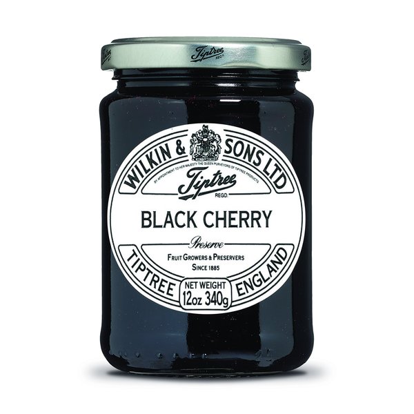 Tiptree Black Cherry Preserve, 12 Ounce Jar