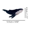 Whale Hair Clips,Cellulose Acetate Hair Clips,Small Claw Clips for GirlHair Accessories for Women,Black