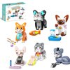 6pack Party Favors Mini Cats Building- Compatible with Lego Cute Animal, Adorable Animals Building Sets, Party Favors Birthday Gift for Kids 8-12 (773 PCS)