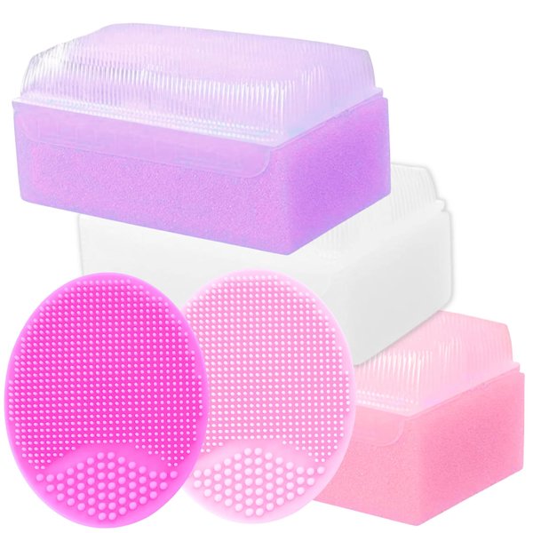 Cradle Cap Brush for Babies - Newborn Bath Essentials | Baby Cradle Cap Treatment Set | Cradle Cap Kit for Babies (Pink 5-Pack)