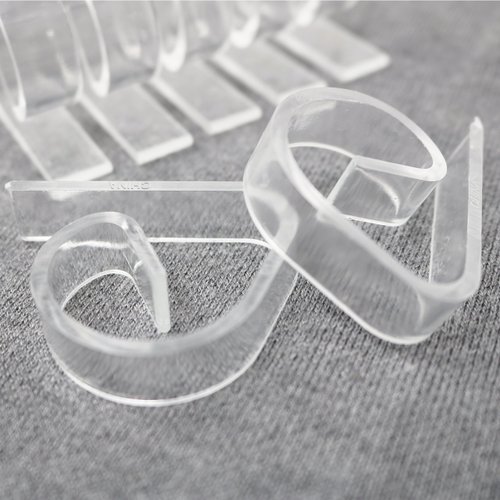 Clear Plastic Tablecloth Clips – Picnicking Accessory - Set of 72