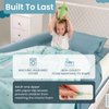 BANBALOO | Bed Bumper for Toddlers 53" | Bed Rails for Queen, King, Twin, Full-Size Bed | Toddler Bed Bumper | Bumpers for Bed | Bed Rail for Toddlers | Bed Barrier for Toddler | Foam Bumper