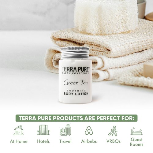 Terra Pure Body Lotion, Travel Size Hotel Amenities, 1 oz (Case of 20)