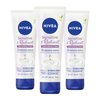 NIVEA Sensitive and Radiant Face and Body Cream for Dry, Sensitive Skin, Vegan Body and Face Moisturizer with Shea Butter and Aloe Vera, 6.8 Oz Tube