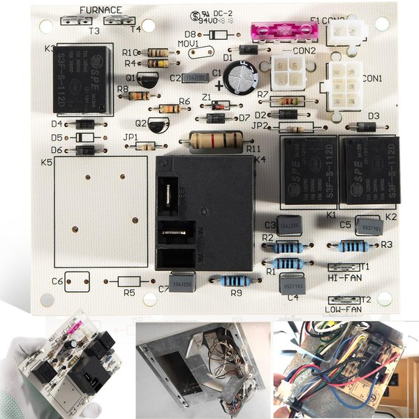 3106996022 3106996.022 Heat & Cool Relay Analog Control Board for Dometic Heat Cool Analog Control Relay Board for Dometic RV Air Conditioner, 3106996022, 3311924