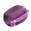 Fits Philips HP6401 Satinelle Epilator Electric Shaver Travel EVA Hard Protective Case Carrying Pouch Cover Bag Purple by Hermitshell