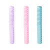 Barber comb, Professional 3-Piece Fine Cutting Comb Set, 7 Inch Carbon Fiber - Pink, Blue, Purple