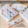 Mr. Pen- Diamond Painting Bead Storage Containers, 28 Grids, 2 Pack, Includes 160pcs Label Stickers, Diamond Art Bead BoxOrganizer
