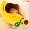 OUKEYI 48cm/18.8 Banana Plush Stuffed Animal Toys, Cute Soft Comfortable Hugging Pillow Birthday Gifts for Kids