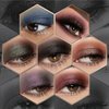 Tintark Black Smokey Eyeshadow Makeup Palette, Dark Smoky Eye Shadow Palettes for Halloween Goth Make up Glitter Shimmer Matte Pallets, Midnight Masquerade 21 Colors Brown Neutral Naked, Talc Free