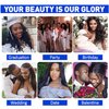 AFBeauty Knotless Box Braided Wigs for Black Women Brown Long Straight Synthetic Natural Looking Cornrow Braids Wig Lightweight Braiding Hair Realistic Hand Braided Synthetic Lace Front Wigs 26 Inch