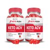 Justified Laboratories (2 Pack Keto Rush Keto ACV Gummies Advanced Formula 1000MG Powder B12 Vegan Non GMO 120 Gummys