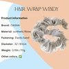 CAISHA Hairpiece Hair Wrap Heat-resistant Synthetic Fibres Curly Messy Updo Gray Mix HW31
