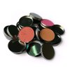 30 Pieces Empty Round Metal Tin Palette Pans Round Metal Pans Cosmetic Eyeshadow Pans for Eyeshadow Palette for Magnetic Makeup Palette, 26mm Diameter 5mm Height
