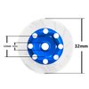 4Pack Vgoohobby Metal 12mm RC Car Hex Hub 12mm Brake Disc Wheel Hubs Adapter Spacer Compatible with Traxxas Tamiya Redcat HSP HPI 1/10 On-Road Car (Blue)