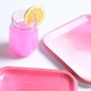 SOLAS Pink Disposable Plates | Biodegradable & Fully Compostable Pink Paper Dinner Plates | Beautifully Designed Stylish Eco Friendly Pink Birthday Plates | Pack of 20 | 9 Inch Pale Pink Paper Plates