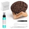 Pick Stone for Anxiety Relief, Pick Peel Calming Stone, Reduce Stress Fidget Picky Stone kit with Display Stand for Dermatillomania, ADHD, OCD