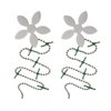 DrainWig Shower Drain Hair Catcher, Disposable Drain Protector, Flower, 2 Pack