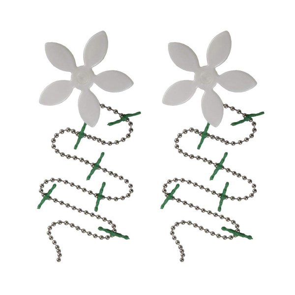 DrainWig Shower Drain Hair Catcher, Disposable Drain Protector, Flower, 2 Pack