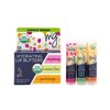 Mad Gab's MG Signature Coconut Lime, Rapsberry, Peach Mango Lip Butter (3 Pack) | Natural & Organic | Hydrating, Shea Butter