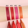 BINGBRUSH 4Pcs Bright Vivid Color Lip Tint Pencil, Moisturizing,Long-wear,Non-sticky,Lightweight Lip Stains Liquid Lipstick Rouge Lip Gloss Girls Women Gift Set