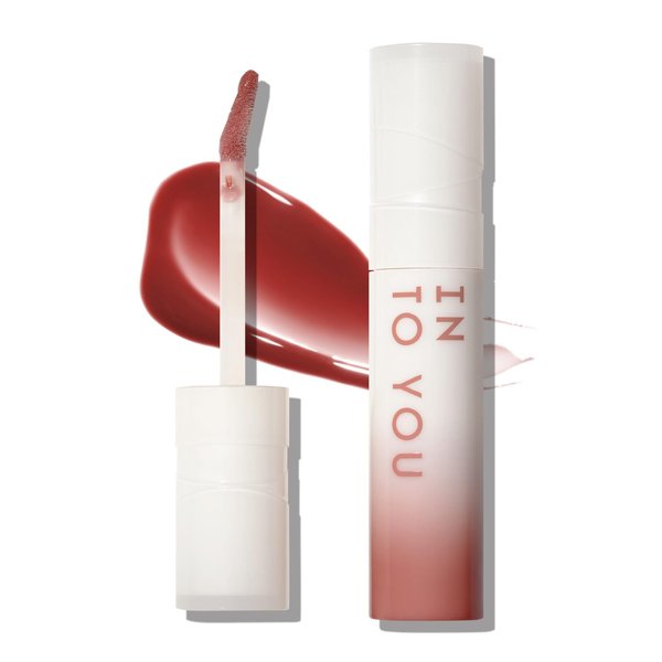 INTO YOU Lip Gloss Coco Liquid Moisturizing Lipstick Long Lasting Lip Stick Lip Stain Makeup Glitter Shine Non-sticky Lipstick for Women (CC07)
