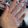 Black Lotus 100pcs/Lot Love Heart-Shape Laser Flashing Card Sleeves Trading Cards Film Magic Kpop Card Protector Holographic Foil Protective Cover (58x89mm)