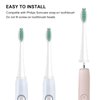 Toothbrush Heads for Philips Sonicare Replacement Brush Heads with Protective Cover Soft Dupont Bristles Electric Toothbrush Replacement Heads for Oral Health, 8 Pack