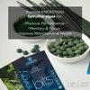 ENERGYBITS - Organic Spirulina Tablets - Plant-Based Algae Superfood - for Focus, Fitness, Energy - Plant Protein - Gluten Free - Collagen, Vitamin B12, Omega 3 - Keto & Vegan - 60 Algae Tablets