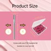 Nail Drill Bit, Corfulra Small Sanding Bands for Nail Drill with 3.1mm Mandrel Bit, 100pcs Newest 240 Fine Grit Nail File for Nature Acrylic Nails Cuticle Prep Nails，Pink