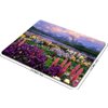 Smooffly Beautiful Flowers Mountain Sky Water Mouse Pads Customized, Eco Friendly Cloth with Neoprene Rubber Mouse Pad Desktop Mousepad Laptop Mousepads Comfortable Comput