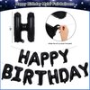 21st Birthday Decorations for Him, Blue Black Happy 21st Birthday Decorations for Men Women 21 Year Old Birthday Balloons Banner, Tablecloth, Fringe Curtains Hanging Swirls 21 Bday Party Decor for Her