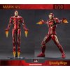 LonullyMege Ironman MarK45 Action Figure-2023 New Released 7 Inch Exquisite Painting Collection Movable Model Toys (1/10 Scale)