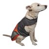 DOGHELIOS 'Lotus-Rusher' Waterproof 2-in-1 Pet Dog Jacket Coat with Removable Polar Fleece Lining w/ Blackshark technology, Medium, Orange, Charcoal Grey, Light Grey
