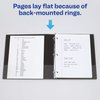 Avery Legal-Size Durable 3 Ring Binder, 1" Round Rings, Holds 8.5" x 14" Paper, 1 Black Binder (06400)