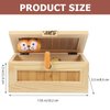 Gadpiparty Dont Touch Useless Box Wooden Useless Box Toy Tricky Toys Funny Tiger Box Toy Leave Me Alone Decorative Machine Tiger Toys for Kids Friends Home and Office Desk