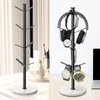 Gypie Marble Mug Holder Tree, 8 Hooks Coffee Cups Stand, New Upgraded Stable Mug Stand for Kitchen Counter Cabinet Cafe Black