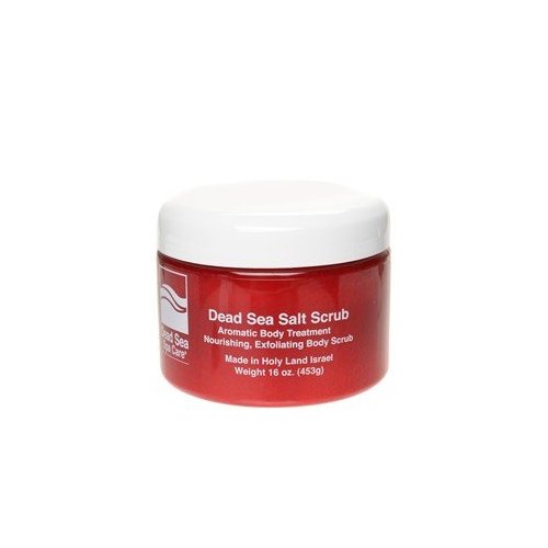 Body Scrub, 16 oz Dead Sea Dry Salt Scrub, Dead Sea Spa Care