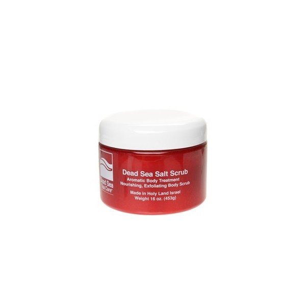 Body Scrub, 16 oz Dead Sea Dry Salt Scrub, Dead Sea Spa Care