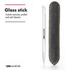 GERMANIKURE Glass Cuticle Stick - Ethically Made in Czech Republic - Cuticle Pusher & Remover, Callous & Dry Skin Fingertip File, Nail Shaper