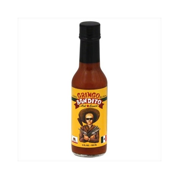 Gringo Bandito Hot Sauce 5 Oz. Bottle (12 pack)