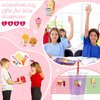 Valentines Day Gifts for Kids, 24 Packs Bulk Stationery Gift for School 192 Pcs Include Cards Pencil Cup Slap Bracelet Eraser Cup Stampers Valentine's Day Classroom Exchange Gifts Party Favors Toys