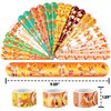 Cherisnowy 48 PCS Fox Party Favors 24PCS Tattoos Stickers 24PCS Slap Bracelets Wristbands Perfect for Fox Themed Birthday Baby Showers or Classroom Rewards Ideal Decor and Gifts for Girls and Boy